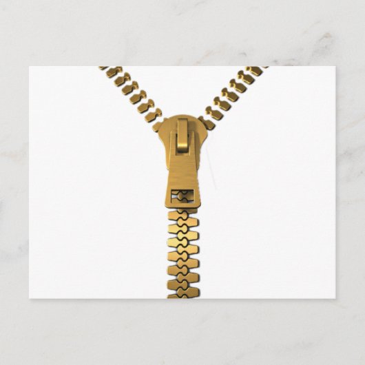 Carte Postale Zipper géant (Devant)