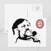 Carte Postale Zizek contemplant l'objet petit a : Le T-shirt (Devant / Derrière)