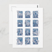 Carte postale Zodiac 12 Étoiles (Devant / Derrière)
