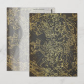 Carte Postale Zodiac celtique vintage (Devant / Derrière)