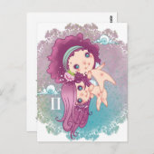 Carte Postale Zodiac gémeaux gemini (Devant / Derrière)