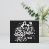 Carte Postale Zodiac Gemini (Debout devant)