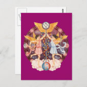 Carte Postale Zodiac Gemini - Customisez-le ! (Devant / Derrière)