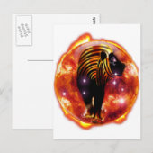Carte Postale Zodiac-Leo (Devant / Derrière)