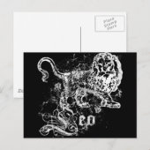 Carte Postale Zodiac Leo (Devant / Derrière)