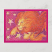 Carte postale Zodiac Leo (Devant)
