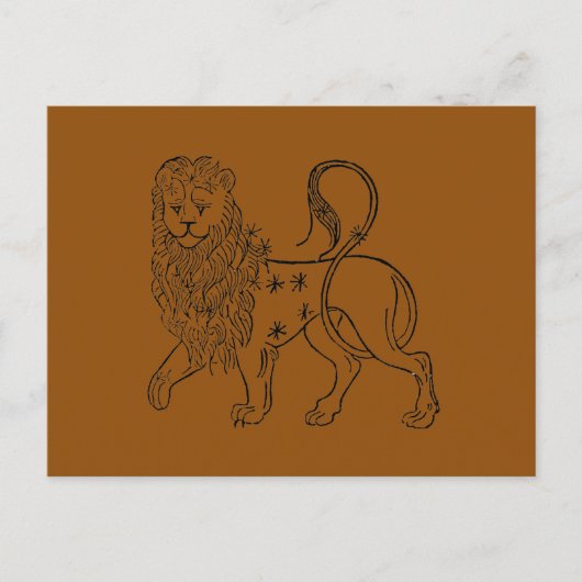 Carte Postale Zodiac : Leo, 1494 (Devant)