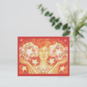 Carte postale Zodiac Libra (Debout devant)