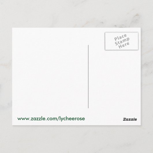 Carte postale Zodiac Monkey (Dos)