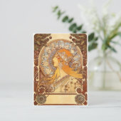 Carte Postale Zodiac par Mucha (Debout devant)