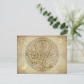 Carte postale Zodiac Sign Leo (Debout devant)