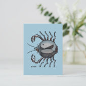 Carte Postale Zodiaque : Cancer en couleurs (Debout devant)