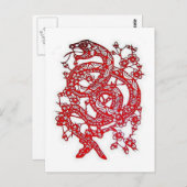 Carte Postale Zodiaque chinois (Devant / Derrière)