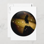 Carte Postale Zodiaque de donjon - Capricorne (Devant / Derrière)