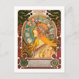 Carte Postale Zodiaque, Mucha