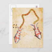 Carte Postale Zodiaque: Pisces, C1350 (Devant / Derrière)