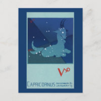 Zodiaque vintage, Astrologie Capricorne Constellat