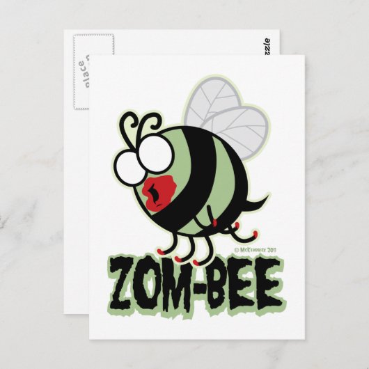 Carte Postale Zom-Bee (Devant / Derrière)