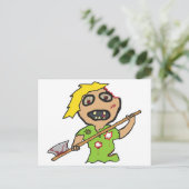 Carte Postale Zombie (Debout devant)
