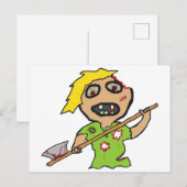 Carte Postale Zombie (Devant / Derrière)