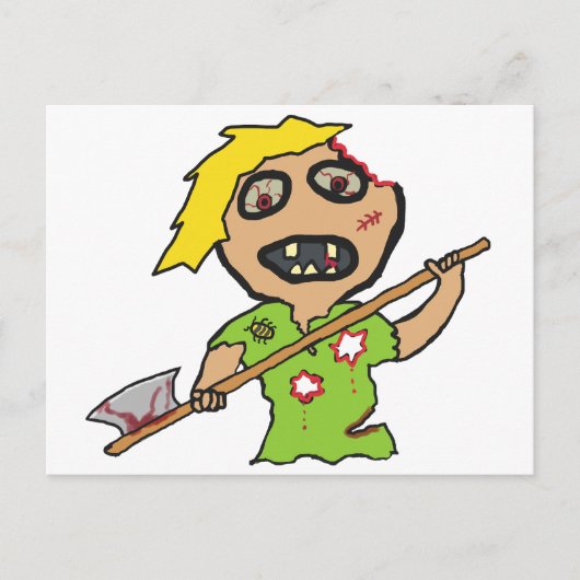 Carte Postale Zombie (Devant)