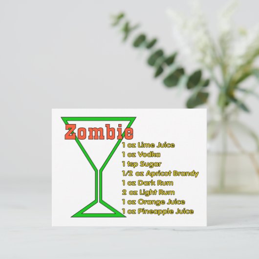 Carte Postale Zombie (Debout devant)