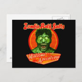 Carte postale Zombie (Devant / Derrière)