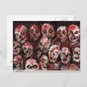 Carte Postale Zombie Art (Devant / Derrière)