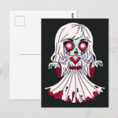 Carte Postale Zombie Banshee (Devant / Derrière)