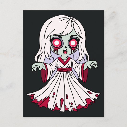 Carte Postale Zombie Banshee (Devant)