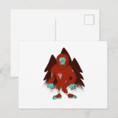 Carte Postale Zombie Bigfoot (Devant / Derrière)