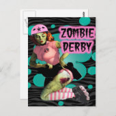 Carte Postale Zombie Derby (Devant / Derrière)