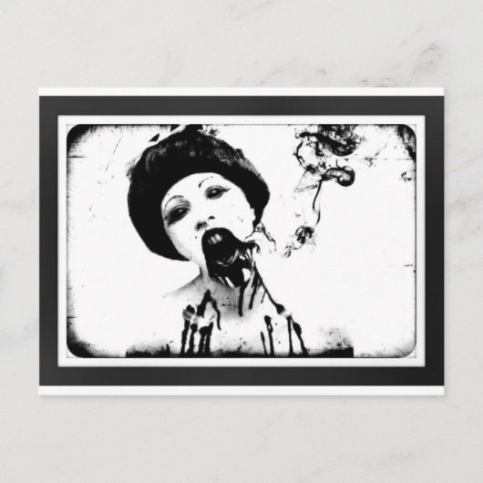 Carte Postale Zombie des années 60 (Devant)