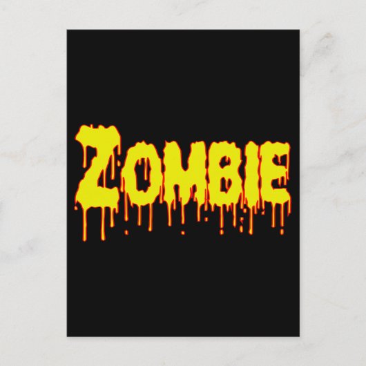 Carte Postale Zombie Drip (Devant)