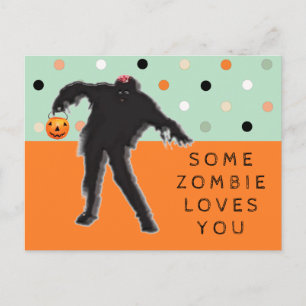 Carte Postale Zombie Drôle