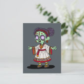 Carte Postale Zombie éthiopienne mignonne (Debout devant)
