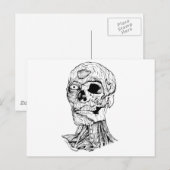 Carte Postale Zombie - Jeffery (Devant / Derrière)