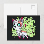 Carte Postale Zombie Kitsune (Devant / Derrière)
