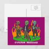 Carte Postale Zombie Love (Devant / Derrière)