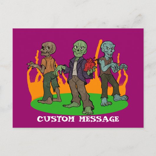 Carte Postale Zombie Love (Devant)
