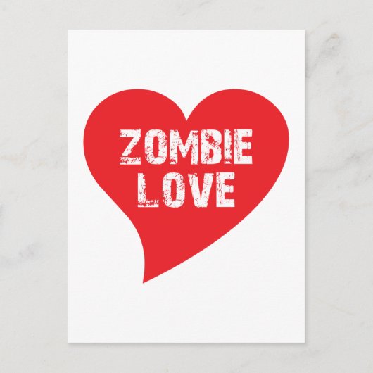 Carte Postale Zombie Love (Devant)