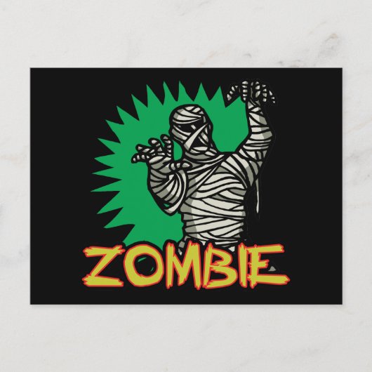 Carte postale Zombie Mummy (Devant)