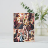 Carte Postale Zombie Pin-Up II (Debout devant)