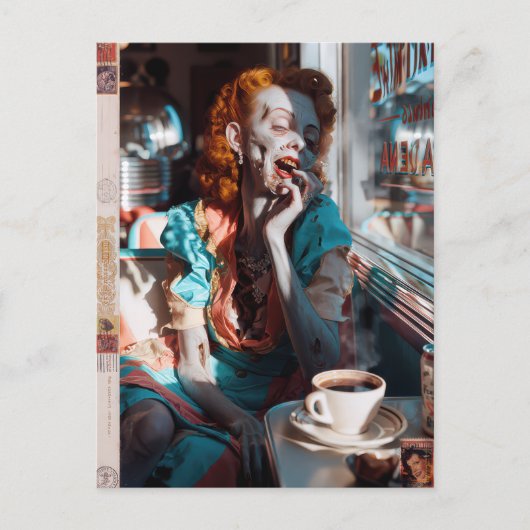 Carte Postale Zombie Pin-Up V (Devant)