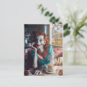 Carte Postale Zombie Pin-Up VI (Debout devant)