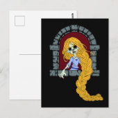 Carte Postale Zombie Rapunzel (Devant / Derrière)