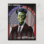 Carte postale Zombie Reagan (Devant)