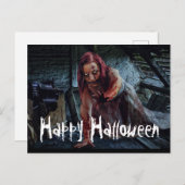 Carte Postale Zombie Sanglant (Devant / Derrière)