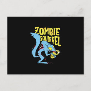 Carte Postale Zombie Squirrel