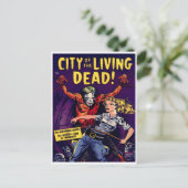 Carte Postale Zombie - Vintage Horror Comic (Debout devant)